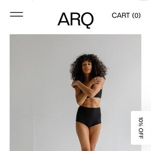 Brand new with tags black Arq undies